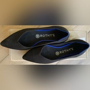 Rothy’s Pointe, Black, Size 9